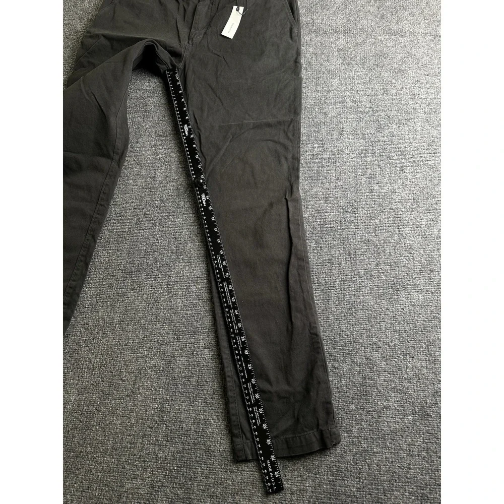 Mens Taylor Stitch Foundation Slim Organic Pants NWT Faded Black , Size 36x34